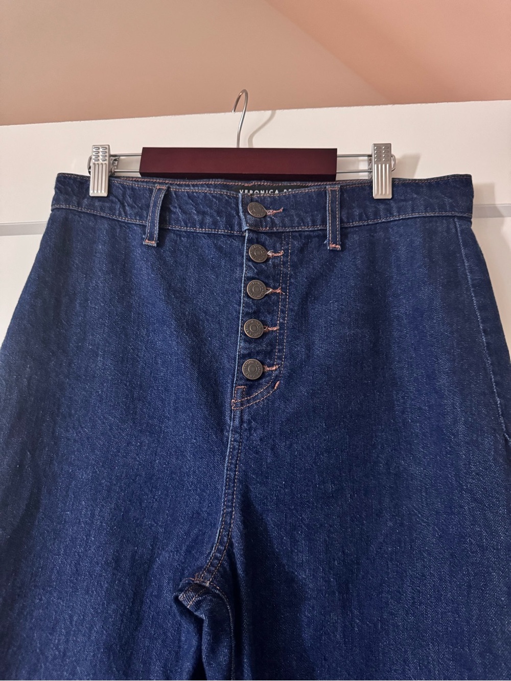 Veronica Beard Dark Blue Denim Jeans - Picture 2 of 5